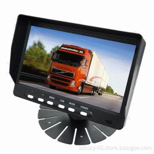 7-inch Digital LCD Car Monitor with Speaker for Trucks